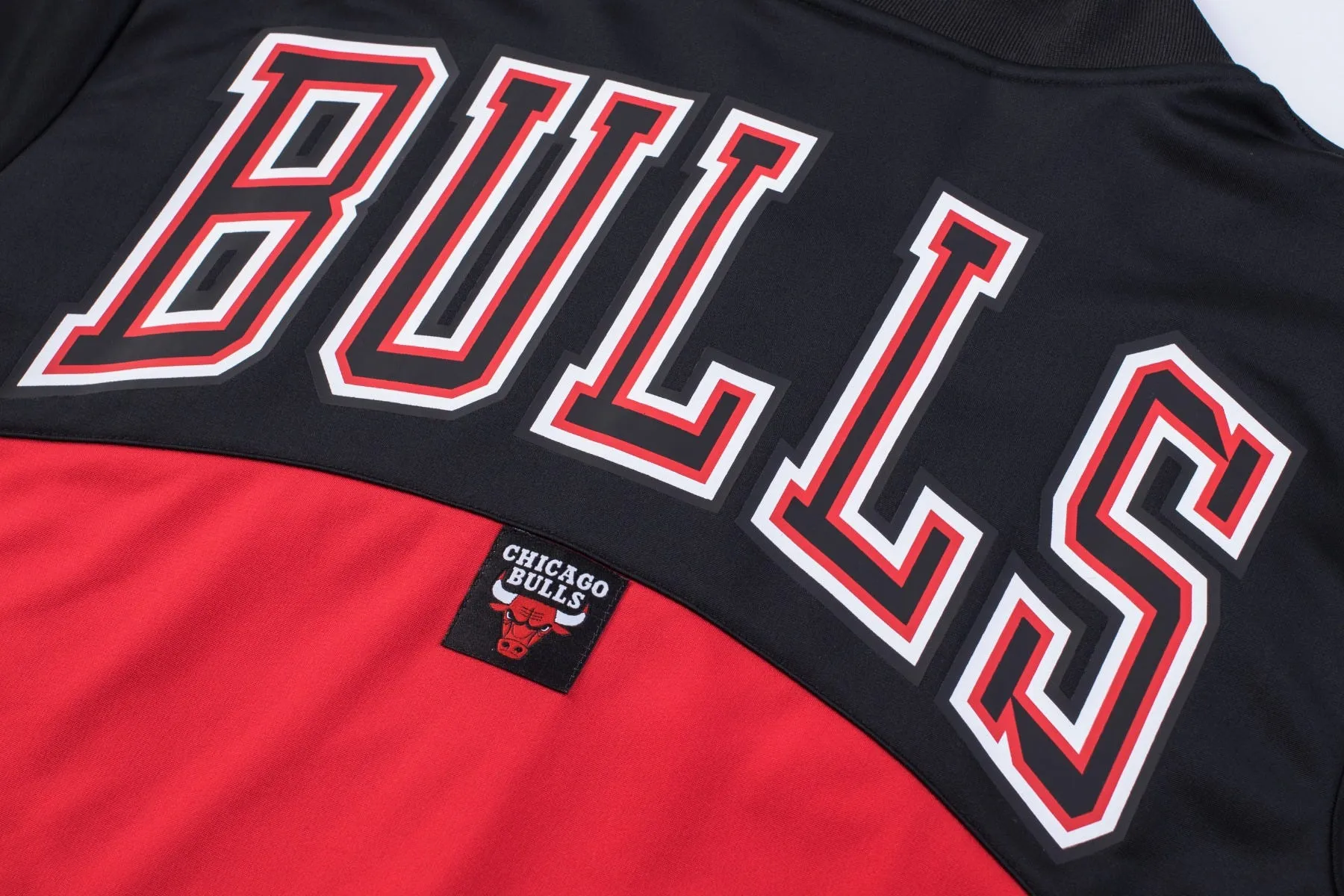 Chaqueta Básquetbol Hombre NBA Chicago Bulls Roja/Negra