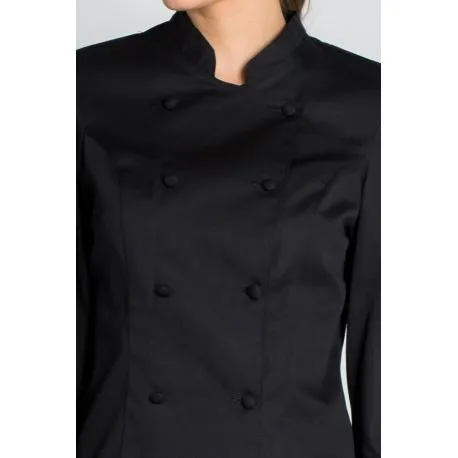 Chaqueta para chef en color negro