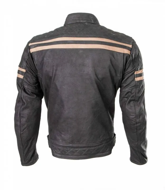 Chaqueta Piel hombre hueco protecciones para moto wonder touring jacket 1162 OSX