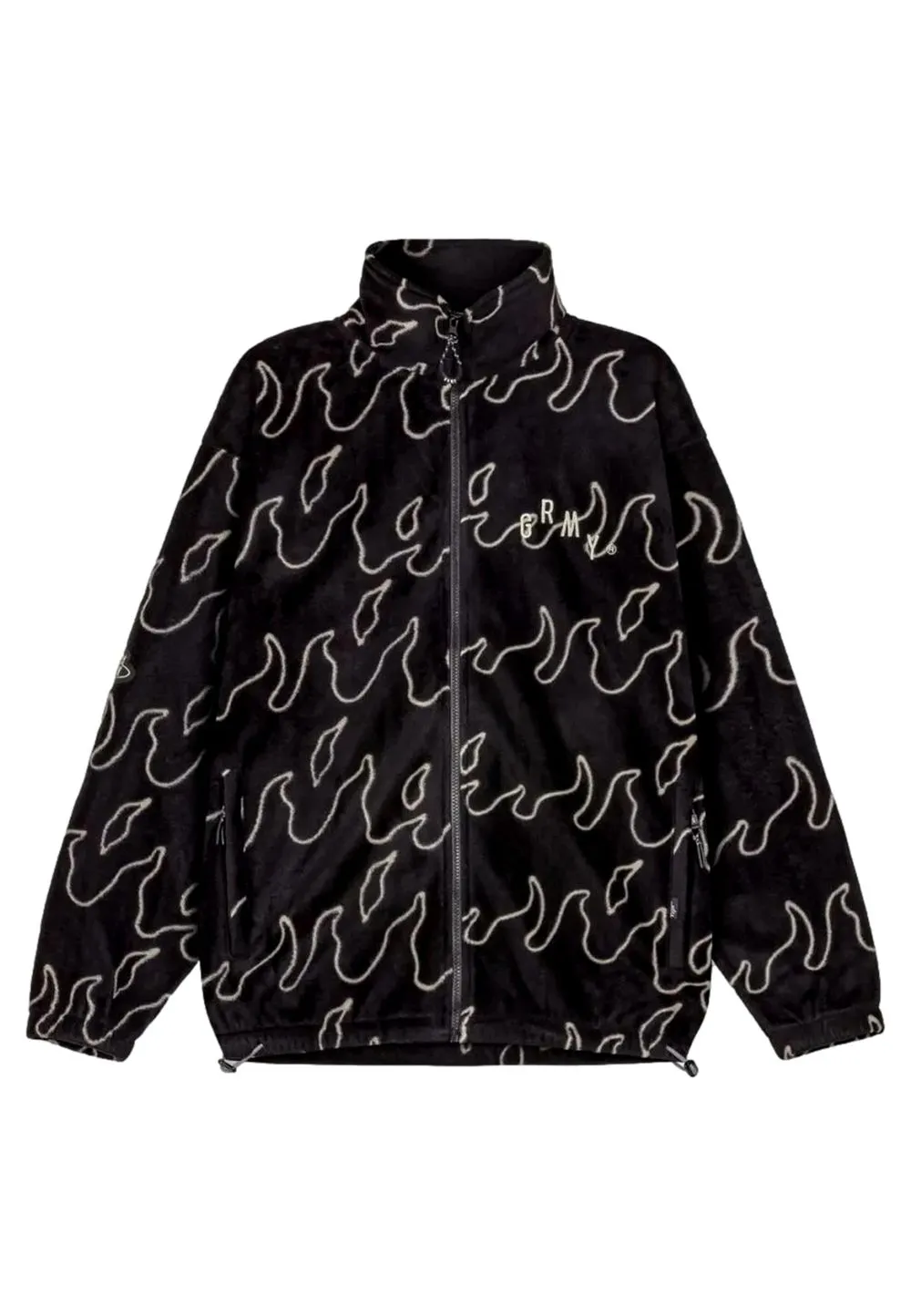 Chaqueta polar grimey negra voodoo child polar fleece jacket