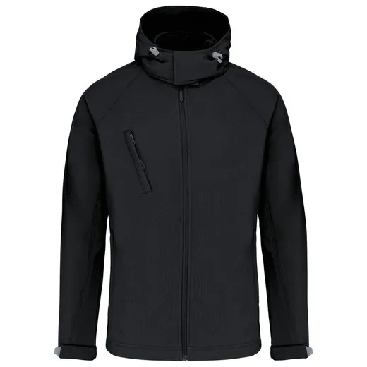 CHAQUETA SOFTSHELL CON CAPUCHA EXTRAIBLE HOMBRE