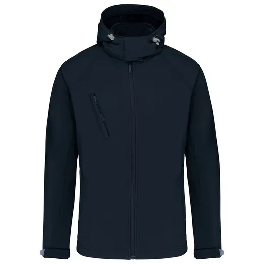 CHAQUETA SOFTSHELL CON CAPUCHA EXTRAIBLE HOMBRE