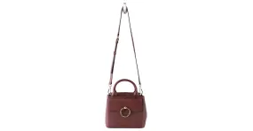 Claudie Pierlot Bolso de cuero Burdeos 