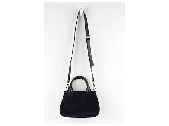 Claudie Pierlot Bolso de cuero Negro 