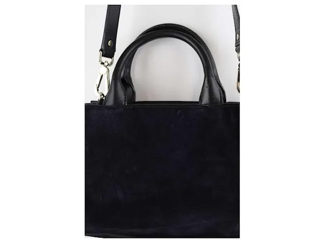 Claudie Pierlot Bolso de cuero Negro 