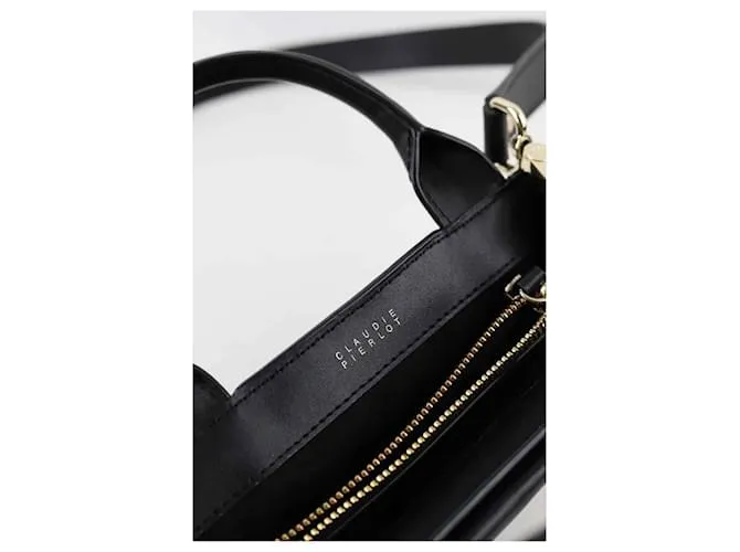 Claudie Pierlot Bolso de cuero Negro 