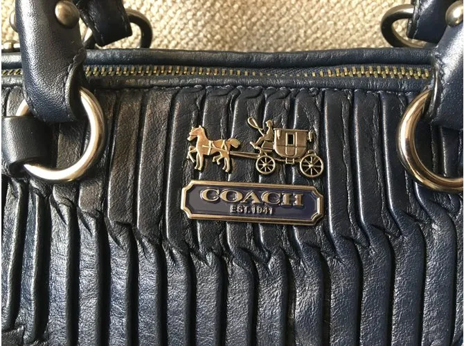 Coach Bolsos de mano Azul 