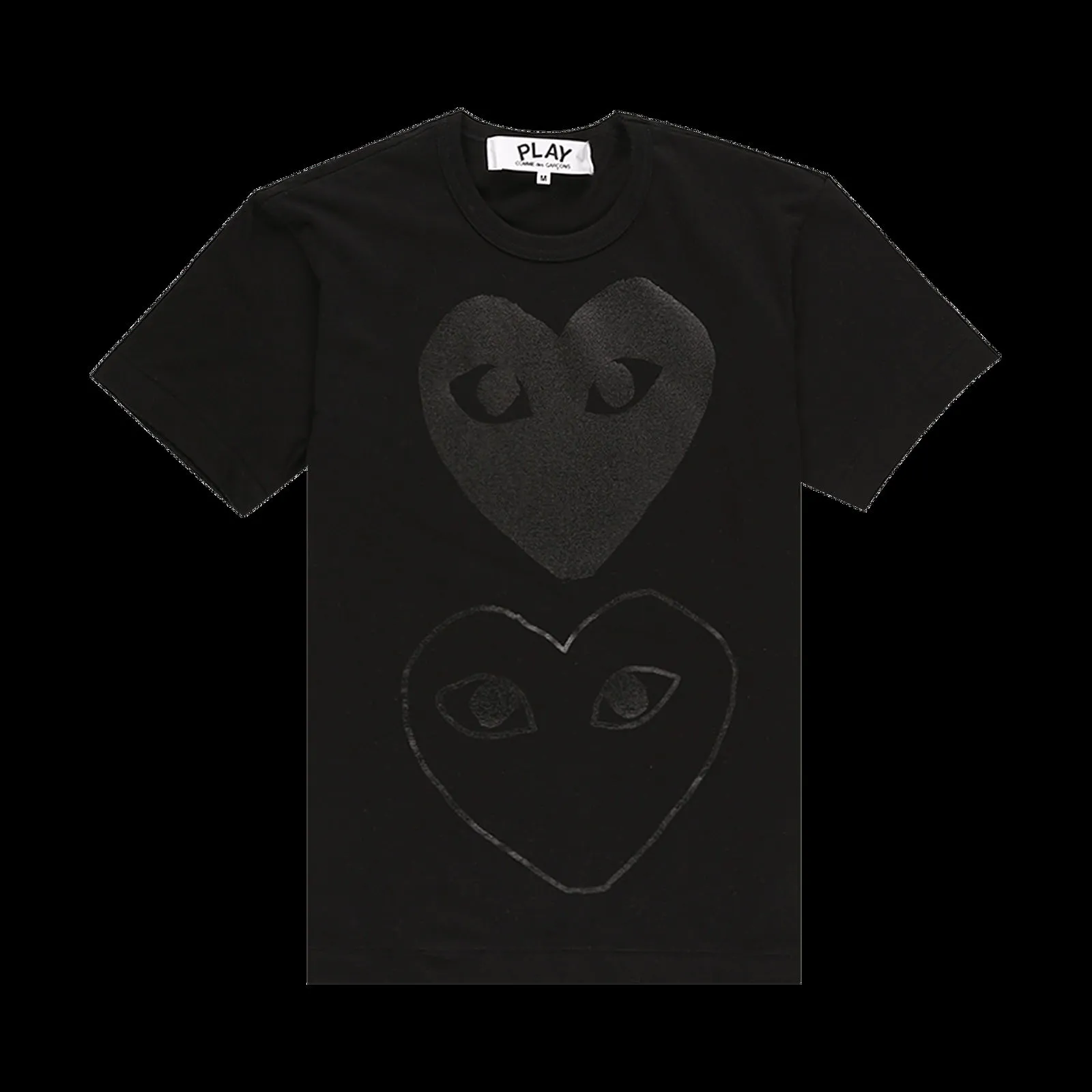 Comme des Garçons PLAY Short-Sleeve Play T-Shirt With Black Heart And Play Logo