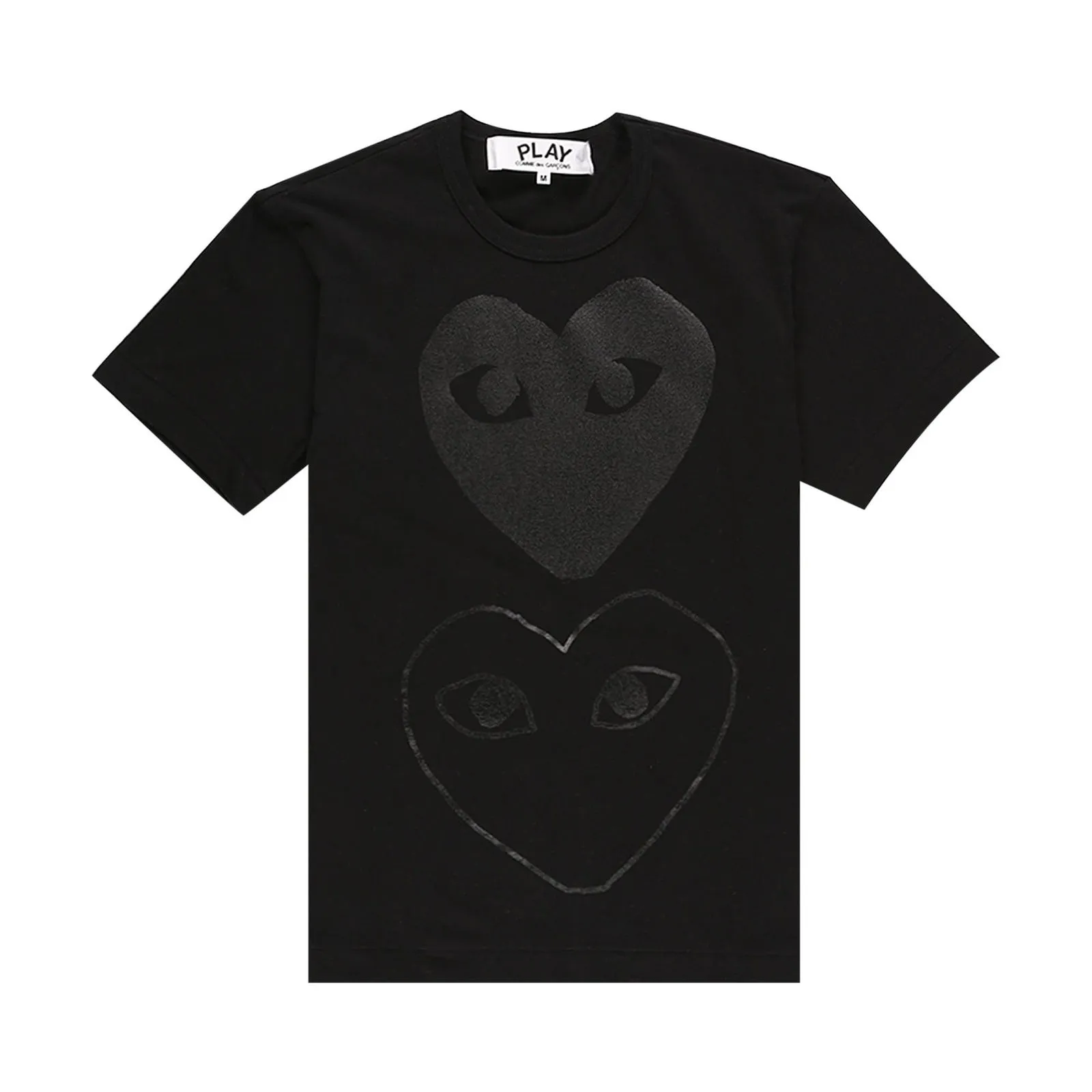 Comme des Garçons PLAY Short-Sleeve Play T-Shirt With Black Heart And Play Logo