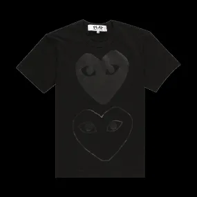 Comme des Garçons PLAY Short-Sleeve Play T-Shirt With Black Heart And Play Logo