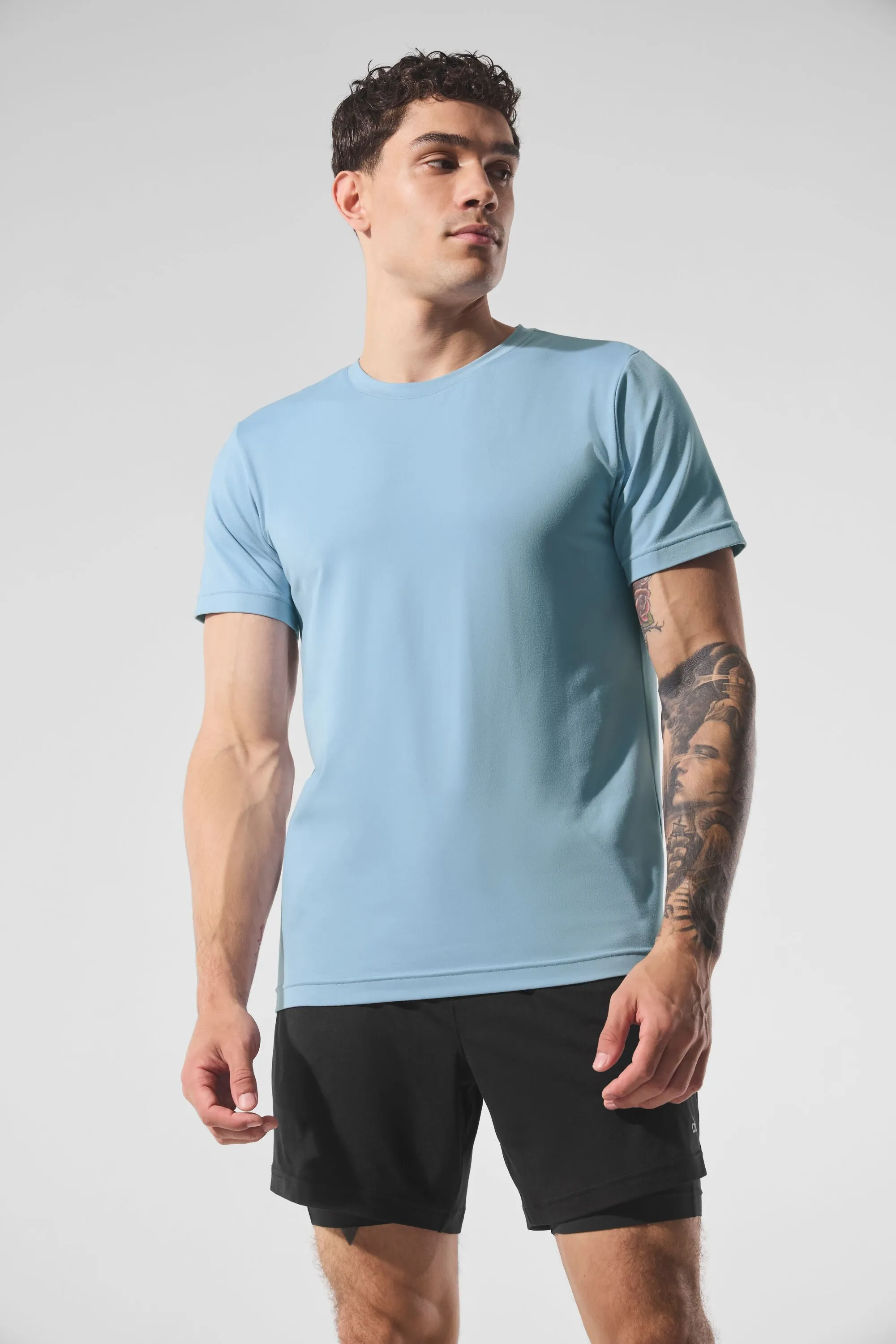 Conquer Reform Crewneck Short Sleeve - Celestial Blue