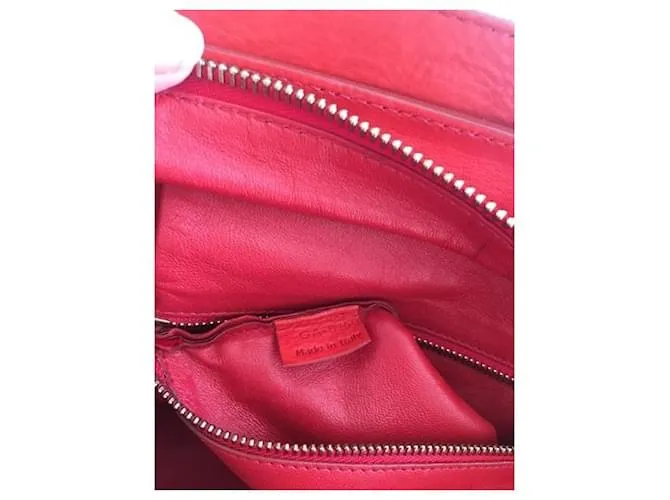 Céline Bolsos de mano Roja 