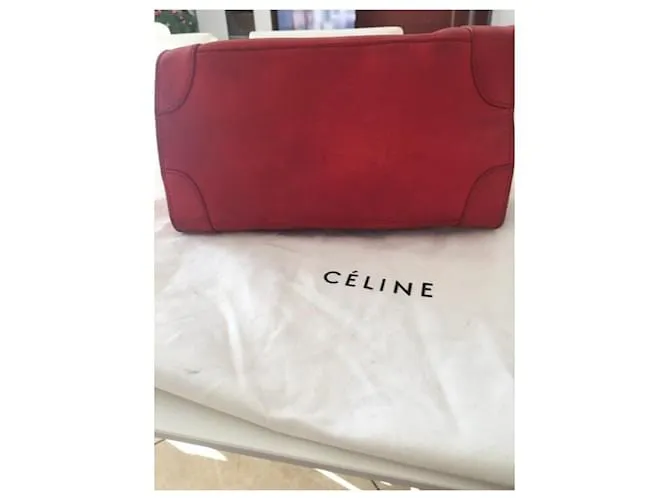 Céline Bolsos de mano Roja 