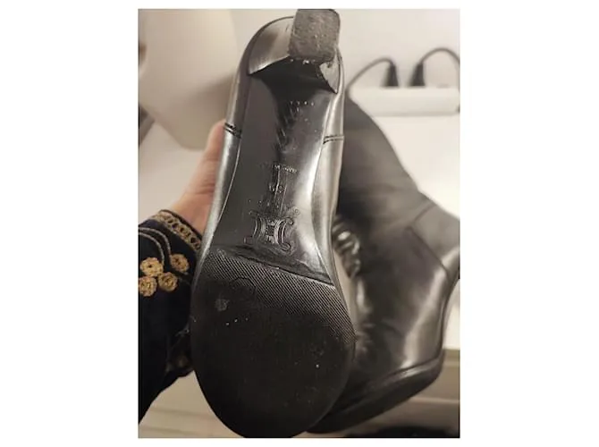 Céline botas Negro 