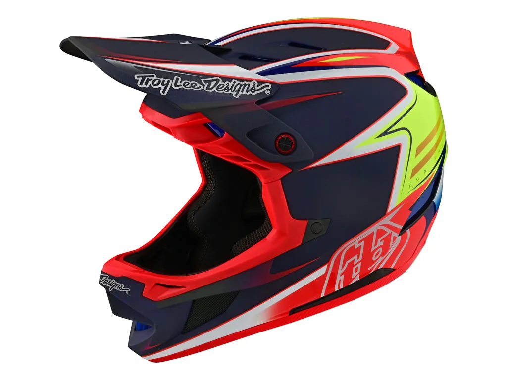 D4 CARBON HELMET LINES BLACK/RED L