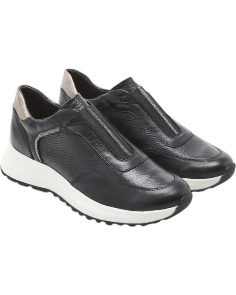 Deportivas 24 HORAS  de Mujer ZAPATILLAS CASUAL  COMBI NEGRO