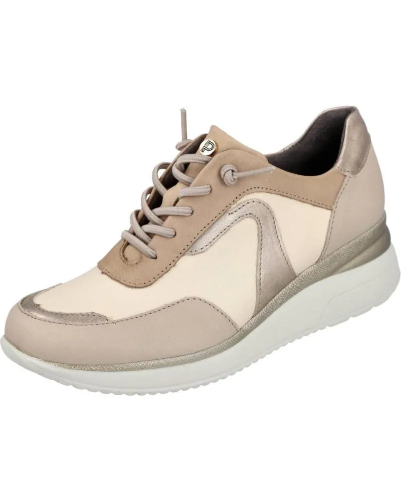 Deportivas PITILLOS  de Mujer 10212 ZAPATILLAS DEPORTIVAS DE MUJER  PIEDRA