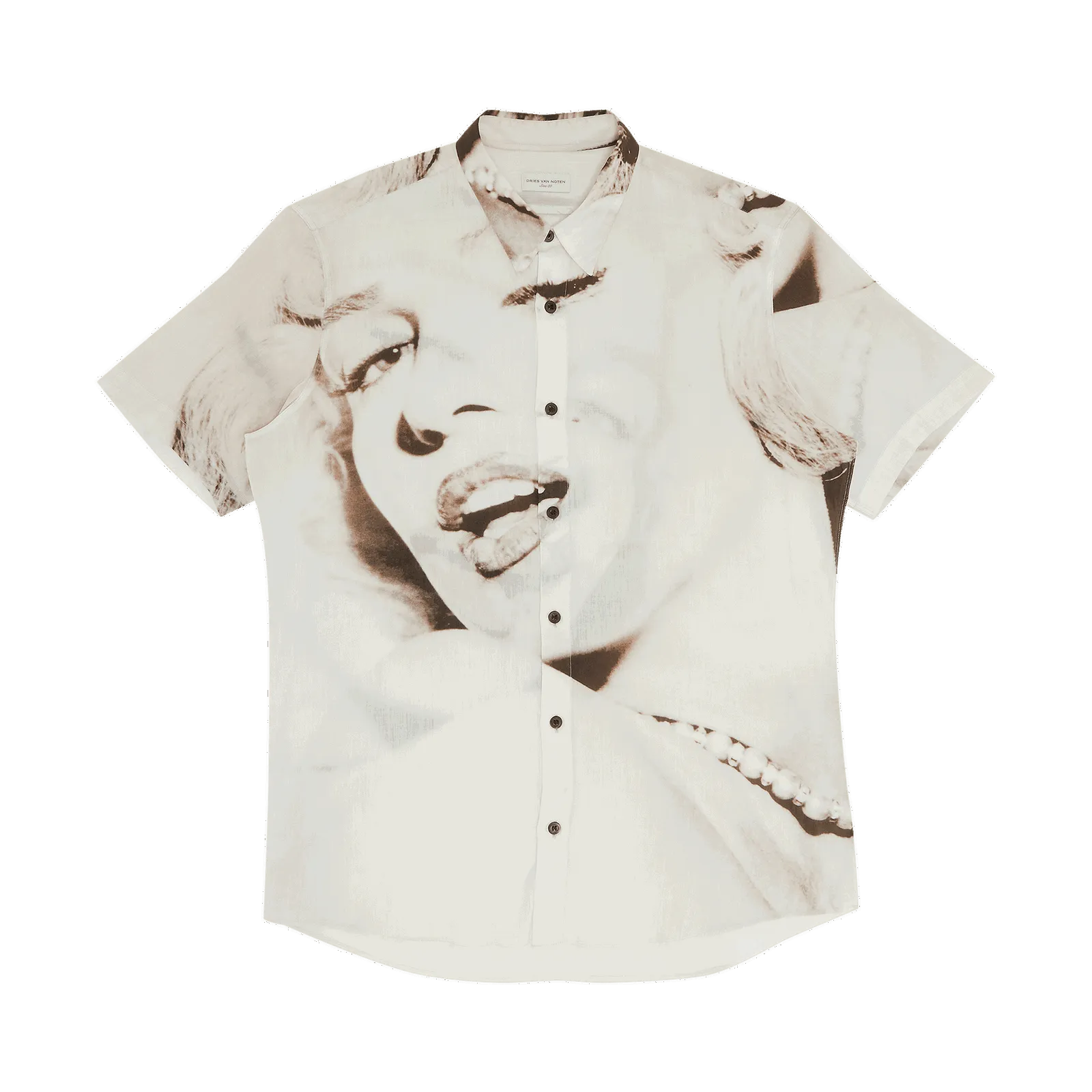 Dries Van Noten Pre-Owned Marilyn Monroe Short-Sleeve Button Up Shirt