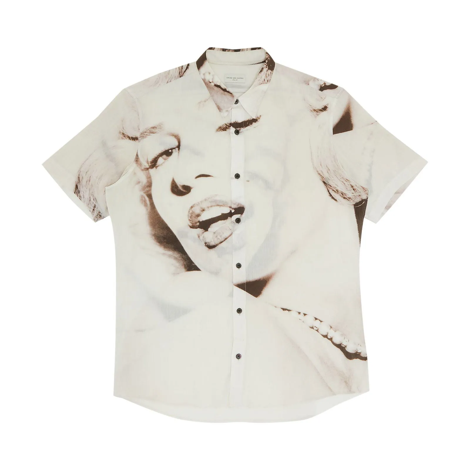 Dries Van Noten Pre-Owned Marilyn Monroe Short-Sleeve Button Up Shirt