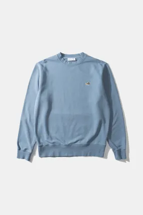 EDMMOND STUDIOS SUDADERA DUCK PATCH STEEL BLUE