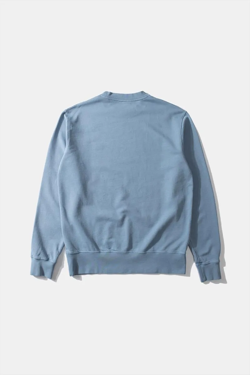 EDMMOND STUDIOS SUDADERA DUCK PATCH STEEL BLUE