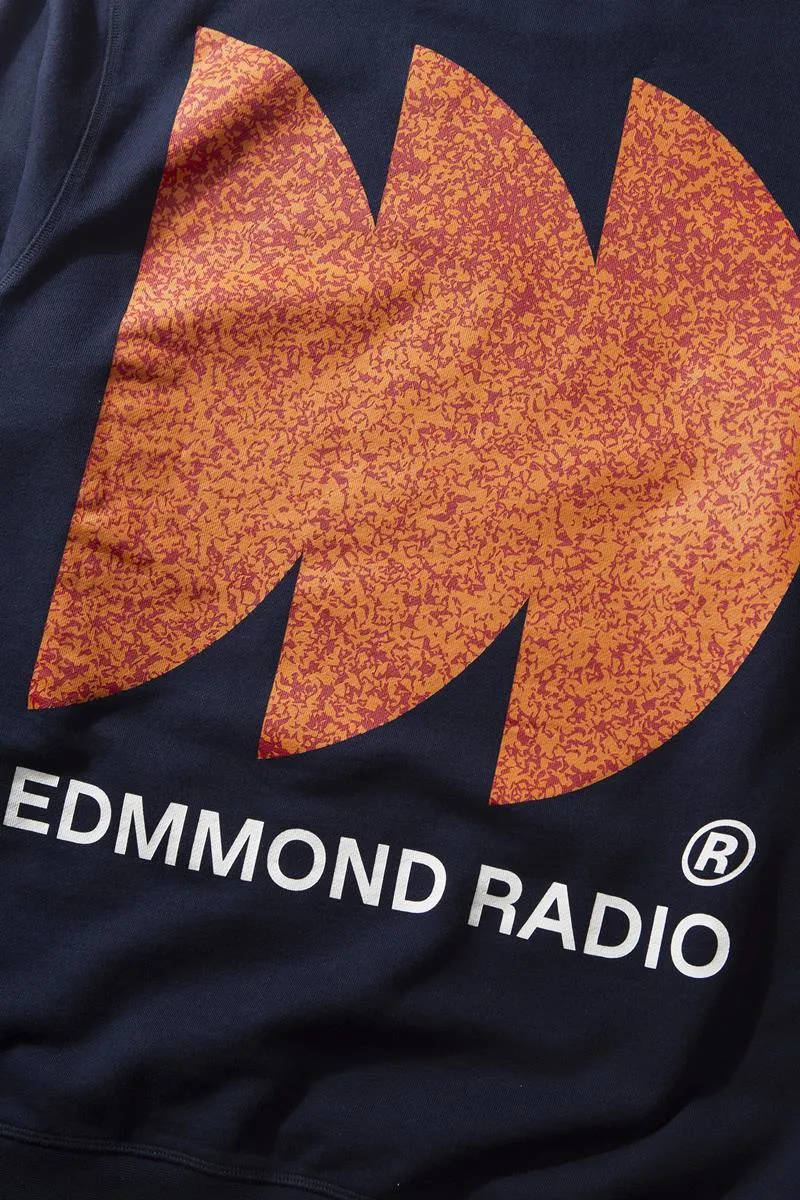 EDMMOND STUDIOS SUDADERA EDMMOND RADIO TEXTURE NAVY