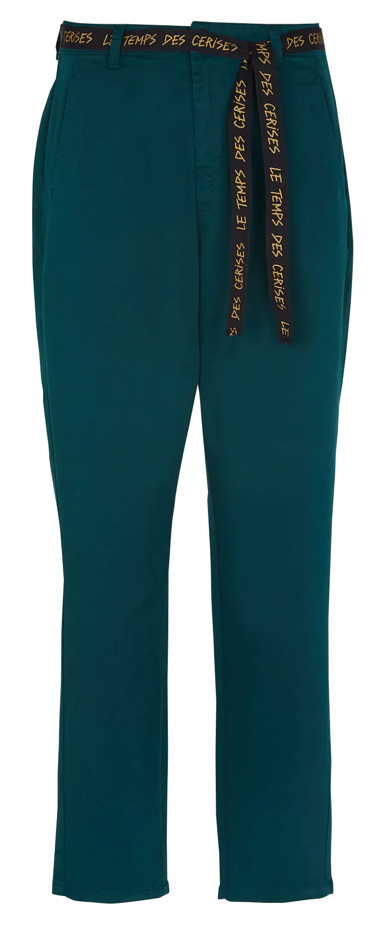 ERLE - Pantalón chino de mezcla de algodón en azul