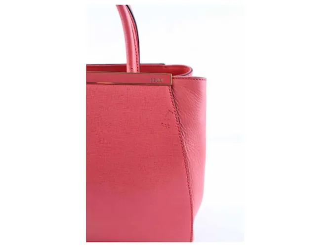 Fendi Bolso de cuero 2Jours Rosa 