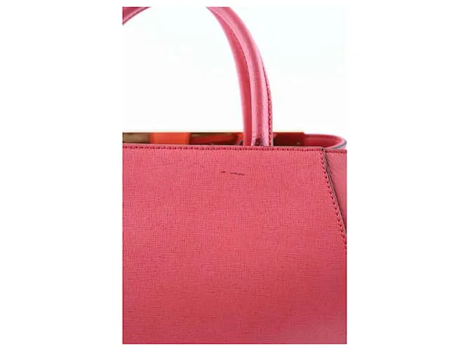 Fendi Bolso de cuero 2Jours Rosa 