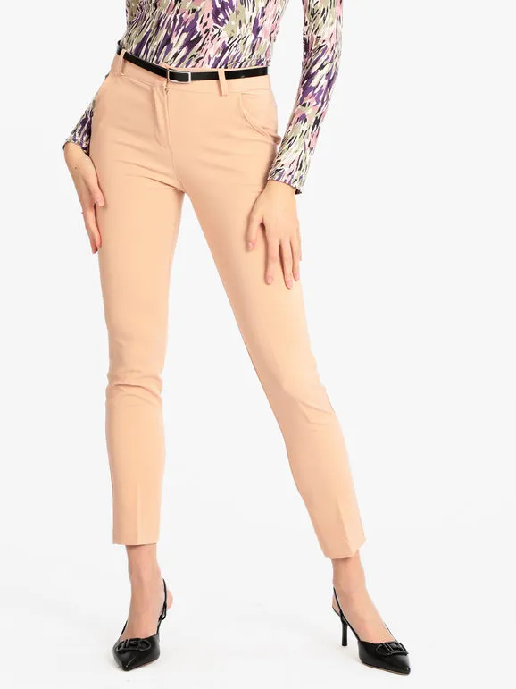 Frenetika Pantalón de mujer elegante con cinturón.