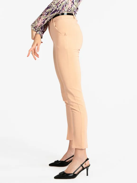 Frenetika Pantalón de mujer elegante con cinturón.