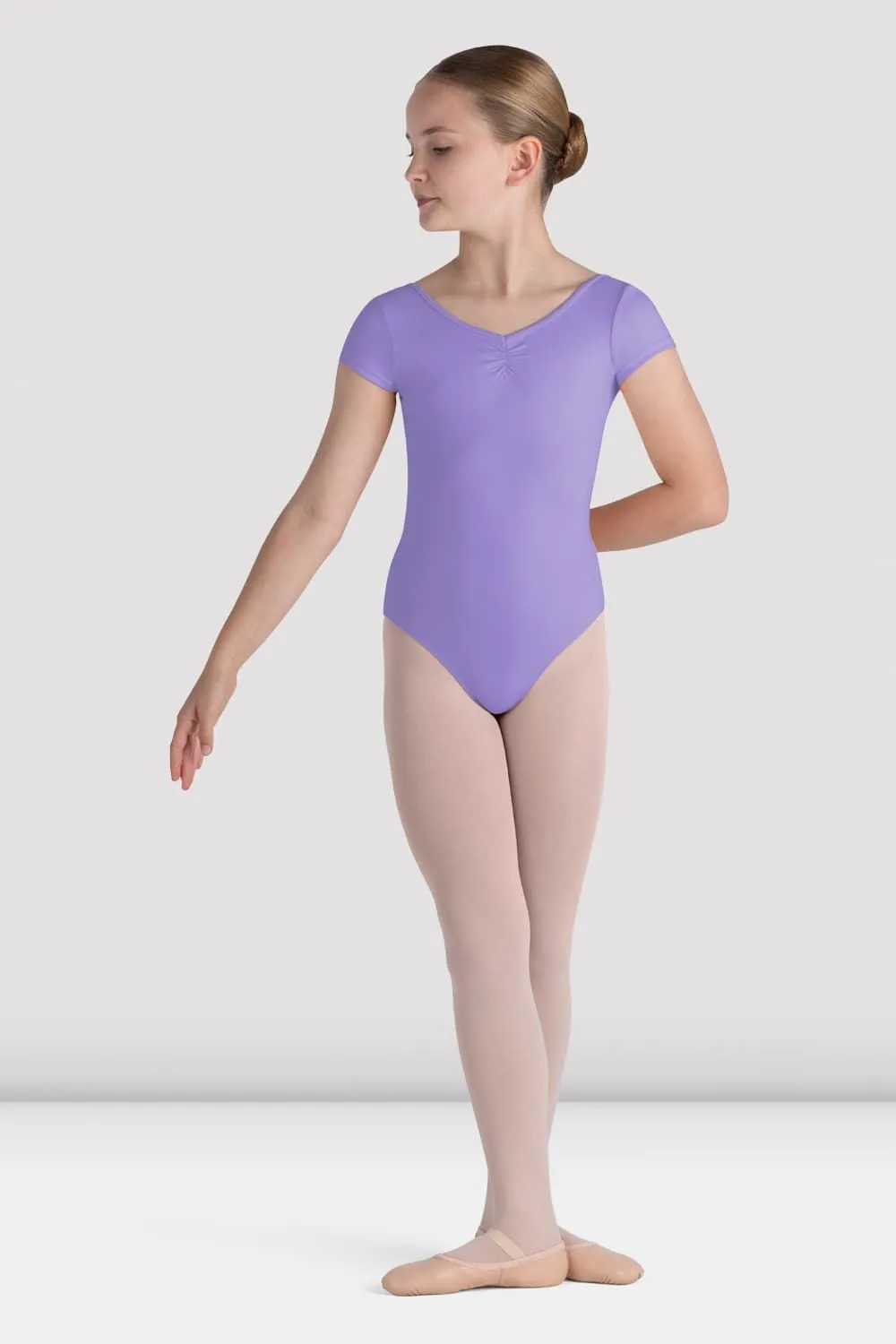 Girls Piper Cap Sleeve Leotard