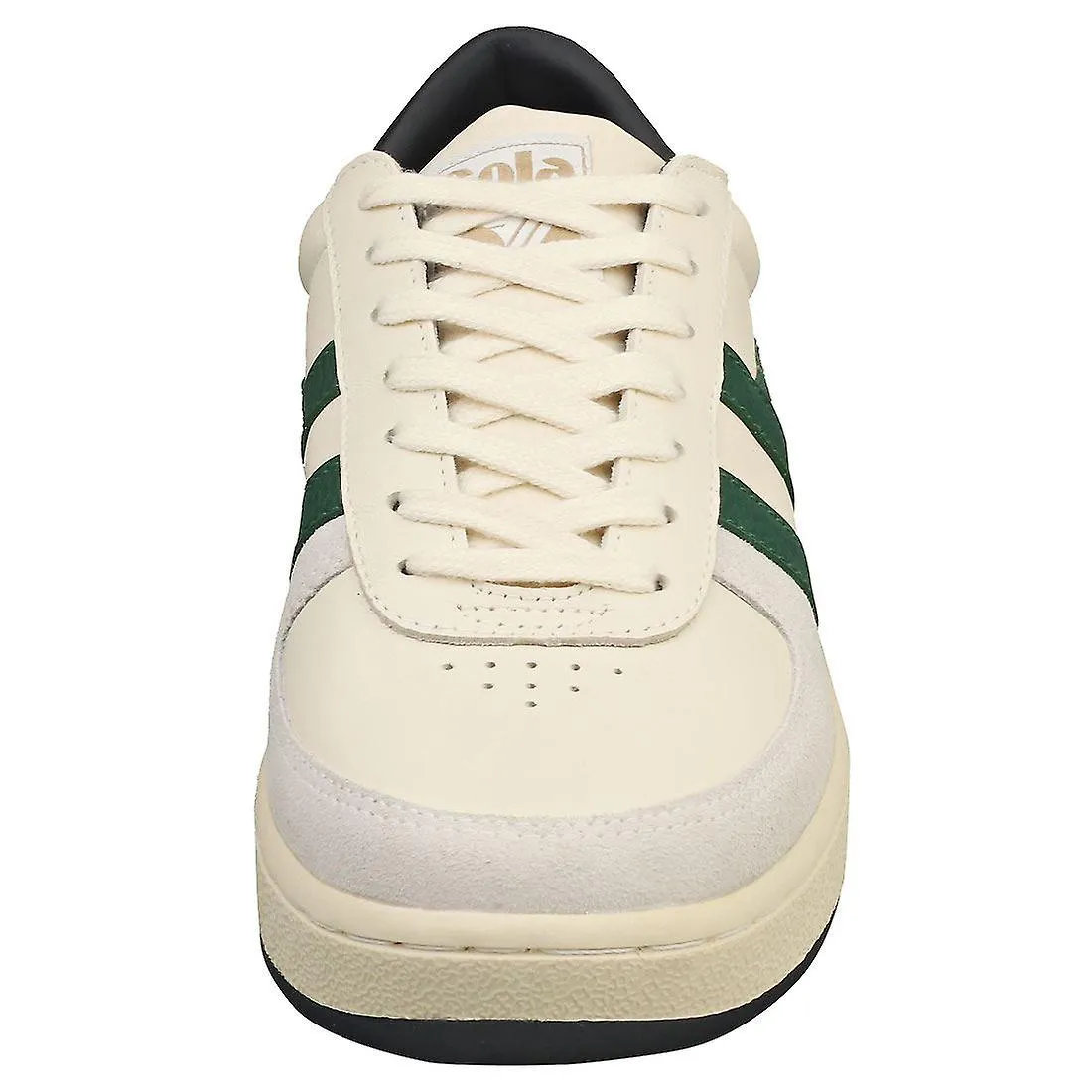 Gola Grandslam Classic Zapatillas Casual para Hombre en Blanco Roto Verde