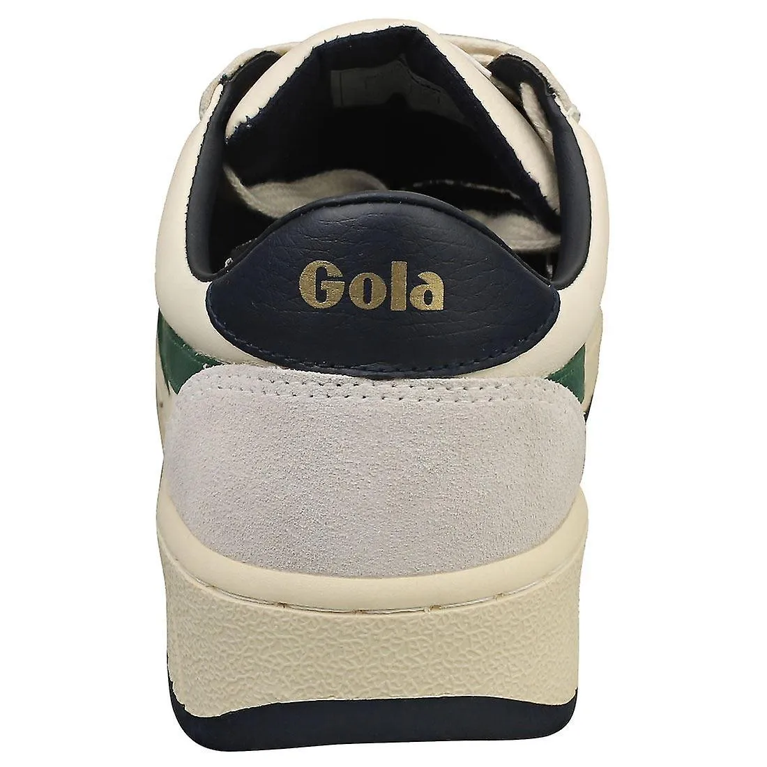 Gola Grandslam Classic Zapatillas Casual para Hombre en Blanco Roto Verde