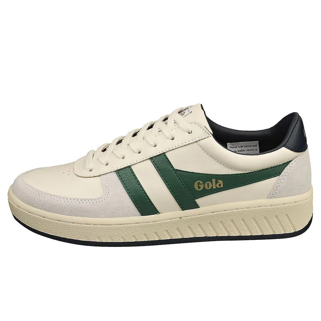 Gola Grandslam Classic Zapatillas Casual para Hombre en Blanco Roto Verde