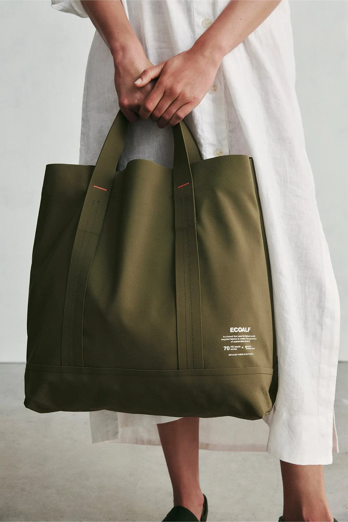 GREEN BONDED SHOPPER L