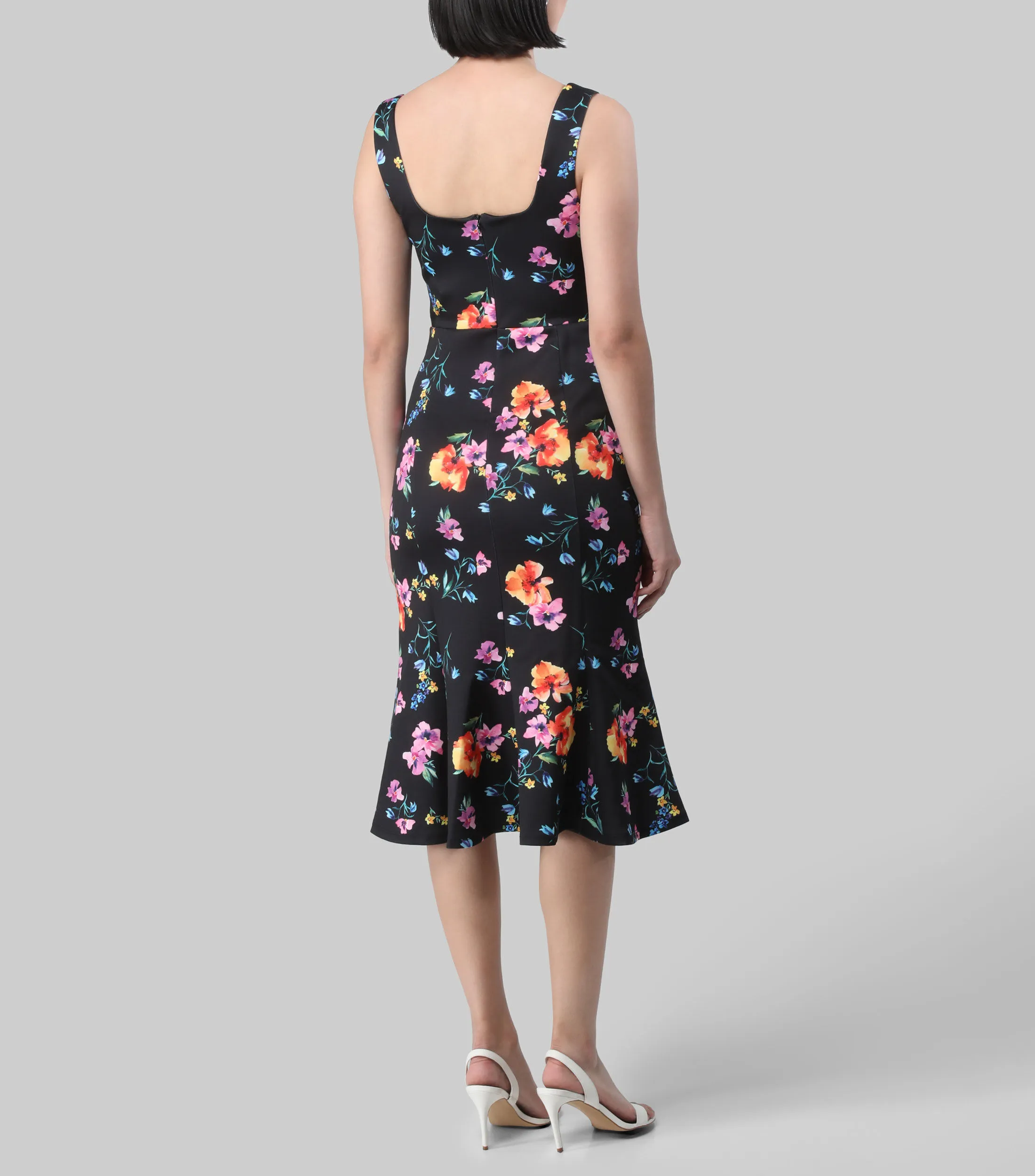 Guess Vestido Midi Estampado Floral Mujer