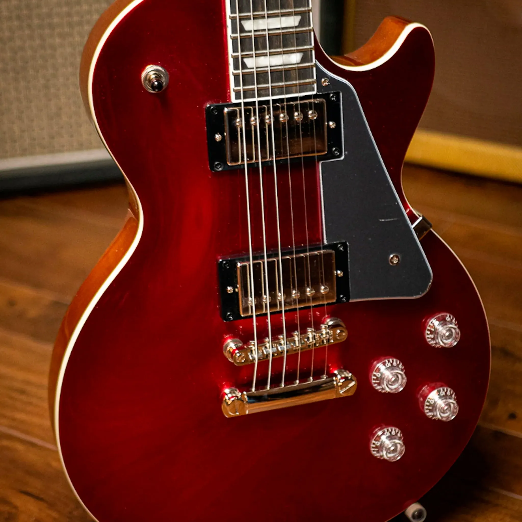 GUIT ELEC EPIPHONE LES PAUL MODERN SPARKLING BURGUNDY