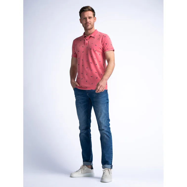 HOMBRE MEN POLO SHORT SLEEVE 3167