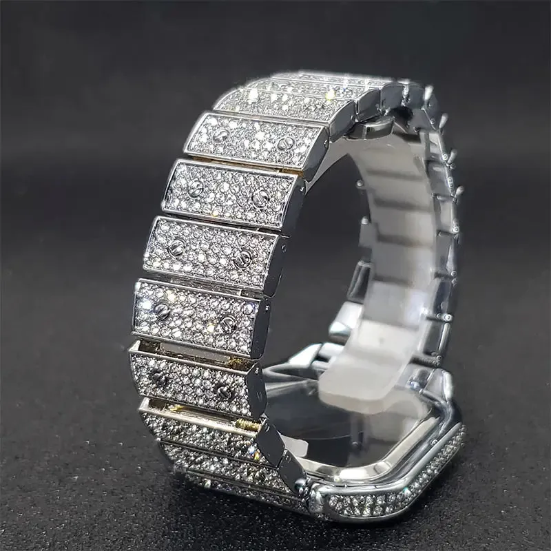 Ice Out Diamond Square Watch