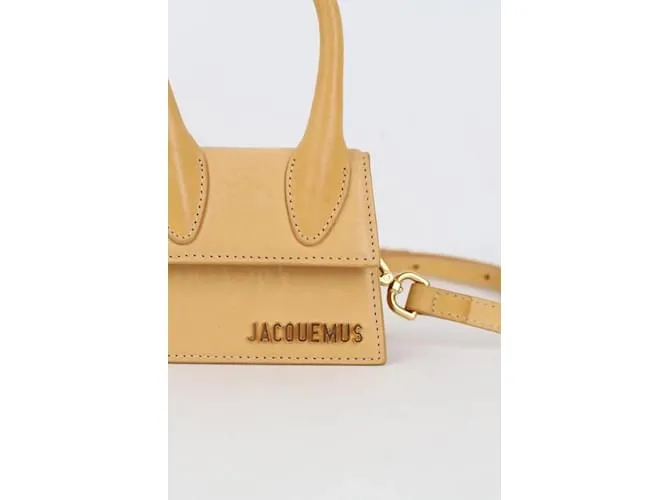 Jacquemus mini bolso de cuero Amarillo 