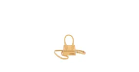 Jacquemus mini bolso de cuero Amarillo 