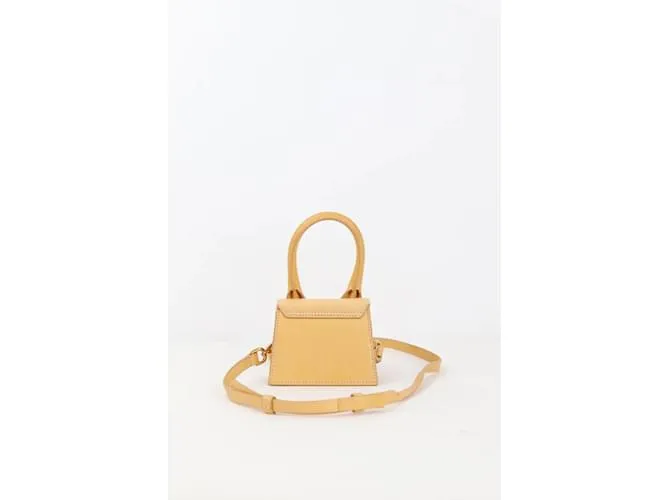 Jacquemus mini bolso de cuero Amarillo 