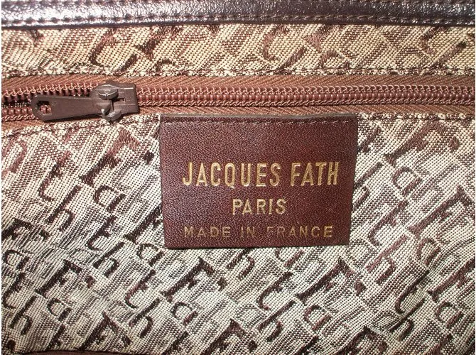 Jacques Fath Bolsos de mano Castaño 