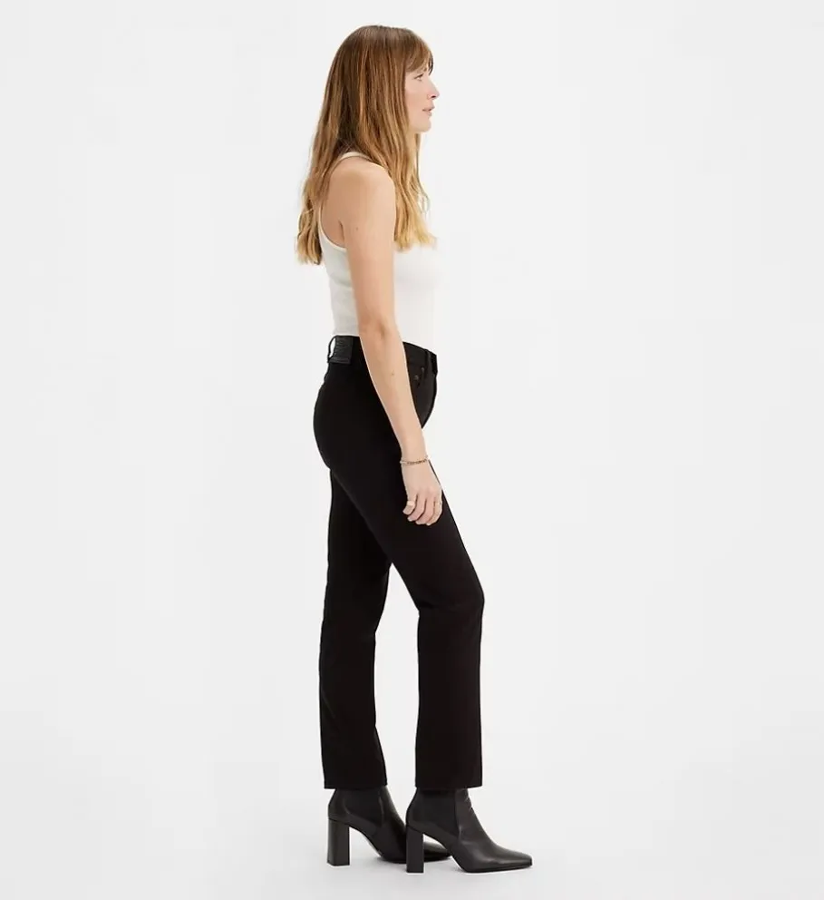 Jeans 724 High Rise Straight negro