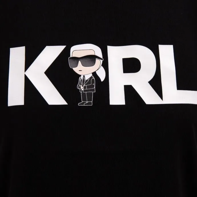 KARL LAGERFELD Karl Lagerfeld camiseta negra