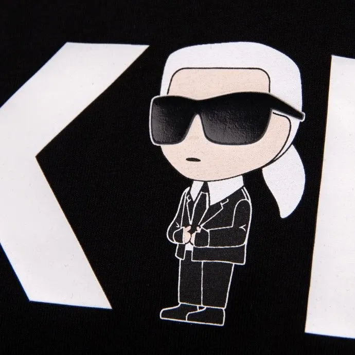 KARL LAGERFELD Karl Lagerfeld camiseta negra