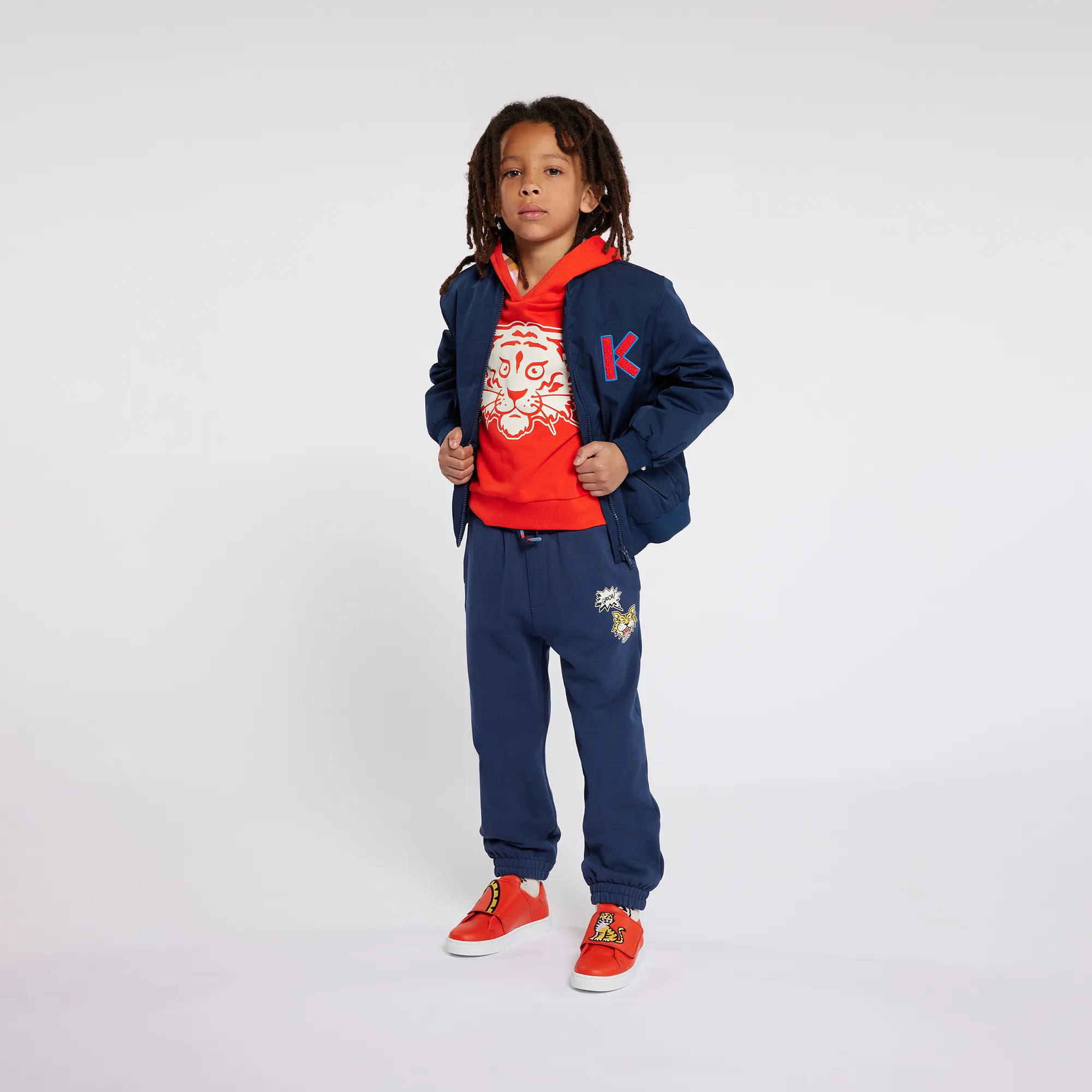 KENZO KIDS Sudadera con capucha forrada