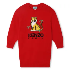 KENZO KIDS Vestido de punto jacquard