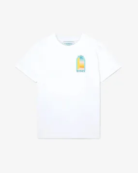 L Arc Colore Printed T Shirt White